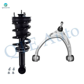 Front Left Upper Control Arm Ball Joint-Quick Complete Strut-Coil Spring Assembly For 2017 2018 Chevrolet Silverado 1500