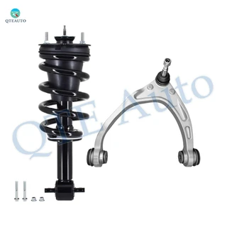 Front Left Upper Control Arm Ball Joint-Quick Complete Strut-Coil Spring Assembly For 2019 Chevrolet Silverado 1500 LD 4WD