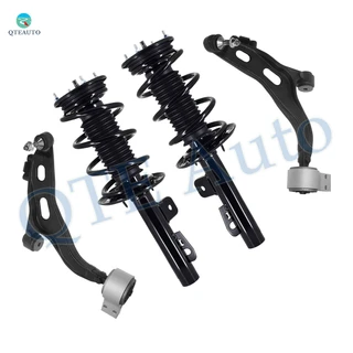 Set of 4 Front Lower Control Arm Ball Joint-Quick Complete Strut-Coil Spring Assembly For 2010 2011 Ford Taurus