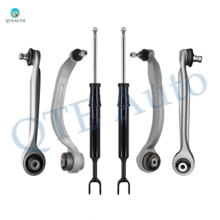 Set of 6 Front Upper Forward-Lower Rearward Control Arm Ball Joint-Suspension Strut Assembly For 2000-2007 Audi A4 Quattro