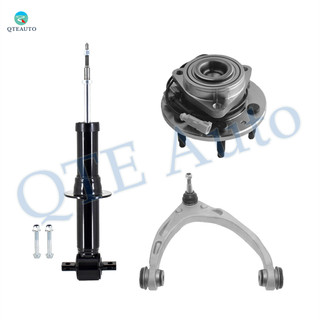 Set of 3 Front Right Upper Control Arm Ball Joint-Wheel Hub Bearing Assembly-Suspension Strut Assembly For 2017 2018 Chevrolet Silverado 1500 RWD