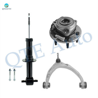 Set of 3 Front Right Upper Control Arm Ball Joint-Wheel Hub Bearing Assembly-Suspension Strut Assembly For 2017 2018 GMC Sierra 1500