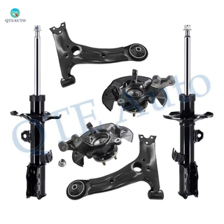 Set of 6 Front Lower Control Arm-Suspension Knuckle Assembly-Suspension Strut Assembly For 2003-2008 Toyota Corolla