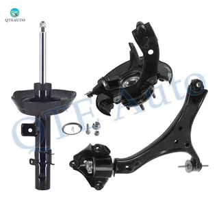 Set of 3 Front Left Lower Control Arm-Suspension Knuckle Assembly-Suspension Strut Assembly For 2013-2017 Honda Accord