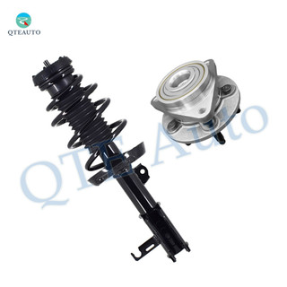 Front Left Quick Complete Strut-Coil Spring Assembly-Wheel Hub Bearing Assembly For 2016 Chevrolet Cruze Limited