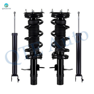 Set Front Quick Complete Strut-Coil Spring-Rear Shock For 2009 2010 Infiniti G37 Sedan AWD