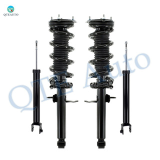 Set Front Quick Complete Strut-Coil Spring-Rear Shock For 2008-2013 Infiniti G37 Coupe RWD