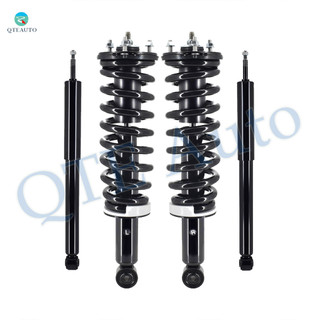Set Front Quick Complete Strut-Coil Spring-Rear Shock Absorber For 2003-2007 Toyota Sequoia