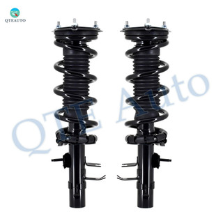 Pair of 2 Front L-R Quick Complete Strut-Coil Spring For 2014 2015 2017 Infiniti Q60 Coupe AWD