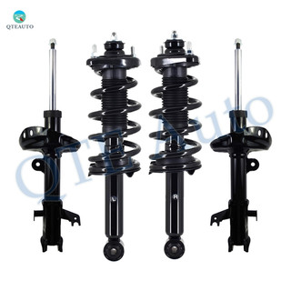 Set of 4 Front Strut-Rear Quick Complete Strut-Coil Spring For 2015 2016 Honda CR-V FWD