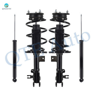 Set Front Quick Complete Strut-Coil Spring-Rear Shock For 2014-2018 Mazda 3 FWD