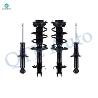 Set of 4 Front Quick Complete Strut-Coil Spring Assembly-Rear Suspension Strut Assembly For 2017-2023 Subaru Impreza w/ 15 16 Wheel