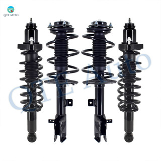 Front-Rear Set of 4 Quick Complete Strut - Coil Spring For 2007-2012 Dodge Caliber