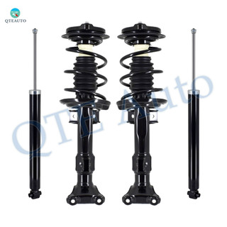 Set of 4 Front Quick Complete Strut-Coil Spring-Rear Shock For 2015-2017 Mercedes-benz E400 Monotube Performance Upgrade