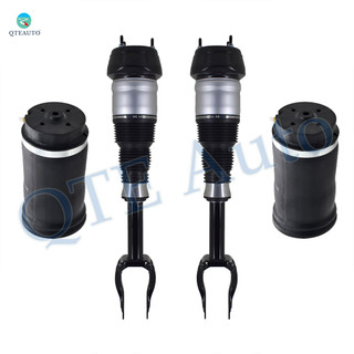 Set of 4 Front Air Suspension Spring Strut-Rear Air Suspension Spring For 2013-2016 Mercedes-Benz GL350 w/o ADS
