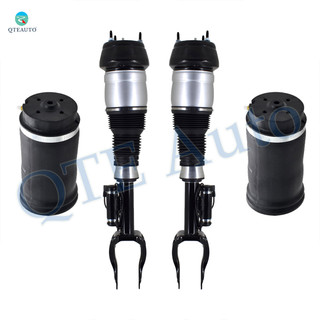 Set of 4 Front Air Suspension Spring Strut-Rear Air Suspension Spring Bag For 2016-2018 Mercedes-Benz GLE550E