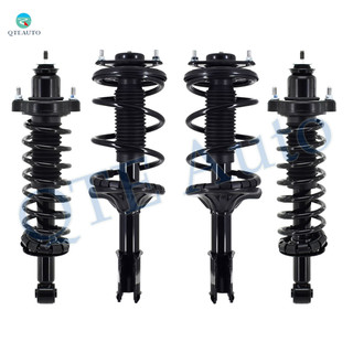 Set Front-Rear Quick Complete Strut-Coil Spring-Coil Spring For 2002-2007 Mitsubishi Lancer