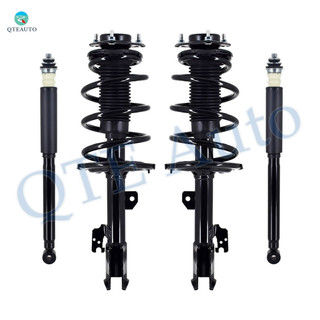 Set 4 Front Quick Complete Strut-Coil Spring-Rear Complete Shock Kit For 2011-2014 Toyota Sienna w/o Mobility Auto Access Package