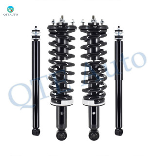 Set Front Quick Complete Strut-Coil Spring-Rear Complete Shock For 2003-2007 Toyota Sequoia