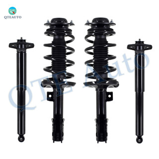 Set 4 Front Quick Complete Strut-Coil Spring-Rear Shock Kit For 2004-2012 Chevrolet Malibu