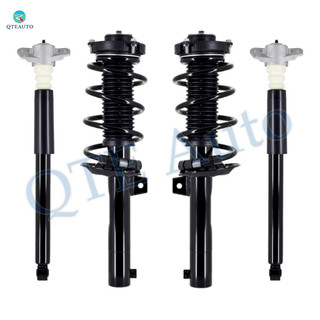 Set Front Quick Complete Strut-Coil Spring-Rear Complete Shock For 2015-2018 Audi Q3 Quattro