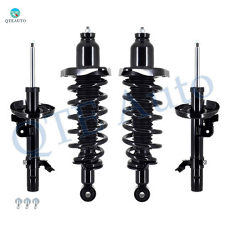Set of 4 Front Strut-Rear Quick Complete Strut-Coil Spring For 2016-2022 Honda Pilot AWD