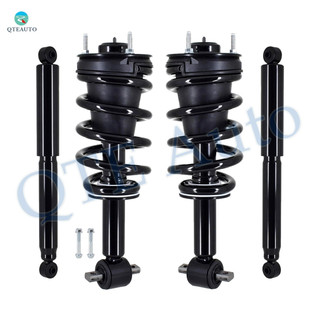 Set of 4 Front Quick Complete Strut-Coil Spring Assembly-Rear Shock Absorber For 2007-2014 Chevrolet Tahoe SLE, SLT