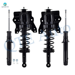 Set of 4 Front Strut -Rear Quick Complete Strut-Coil Spring For 2001 Hyundai XG300