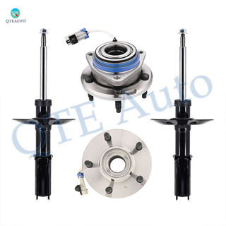 Set of 4 Front Wheel Hub Bearing-Suspension Strut To 1998-2005 Buick Park Avenue