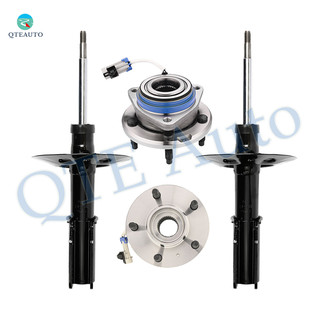 Set of 4 Front Wheel Hub Bearing-Suspension Strut For 1998-2004 Cadillac Seville
