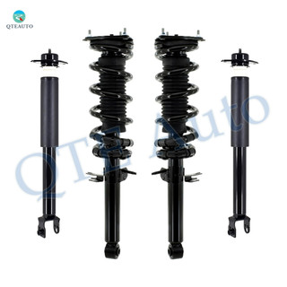 Set of 4 Front Quick Complete Strut-Coil Spring Assembly-Rear Complete Shock Absorber Kit For 2009-2020 Nissan 370Z