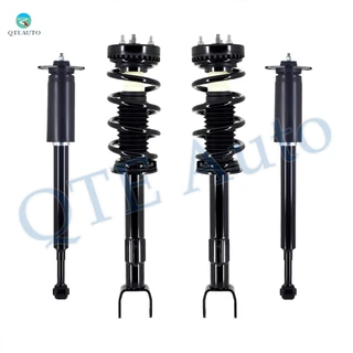 Set of 4 Front Quick Complete Strut-Coil Spring Assembly-Rear Complete Shock Absorber Kit For 2012-2023 Dodge Challenger RWD
