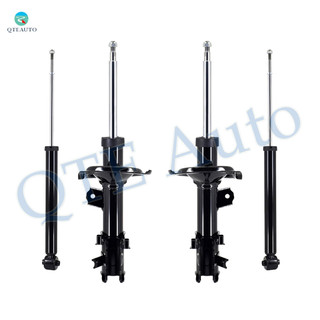 Set 4 Front Suspension Strut Assembly-Rear Shock Absorber For 2006-2011 KIA RIO5