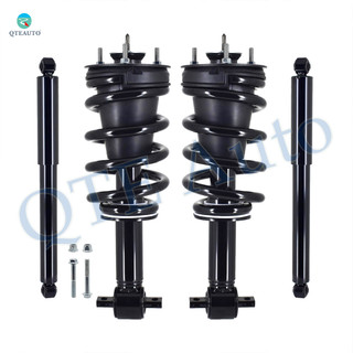 Set Front Quick Complete Strut-Rear Shock For 2014-2018 GMC Sierra 1500 4WD RWD