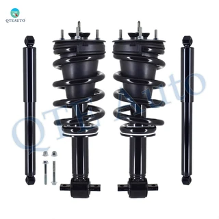 Set of 4 Front Quick Complete Strut-Coil Spring Assembly-Rear Shock Absorber For 2014-2018 Chevrolet Silverado 1500 4WD RWD