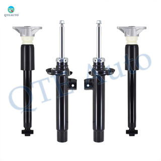 Set of 4 Front Suspension Strut Assembly-Rear Complete Shock Absorber Kit For 2014-2016 BMW 435I Convertible RWD Exc. Adaptive Control Suspension