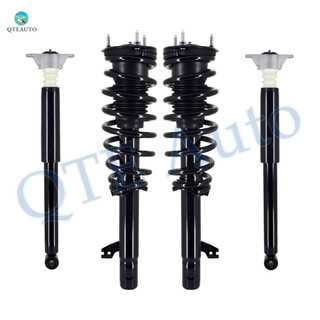 Set of 4 Front Quick Complete Strut-Coil Spring Assembly-Rear Complete Shock Absorber Kit For 2013 Mazda 6 i Automatic Transmission To 5/12/2013
