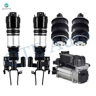 Full Set Front Air Airmatic Suspension Spring Strut-Air Suspension Compressor Pump-Rear Air Suspension Spring Bag For 2006-2008 Mercedes-Benz E350
