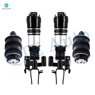 Set of 4 Front Air Airmatic Suspension Spring Strut-Rear Air Suspension Spring Bag For 2006-2008 Mercedes-Benz E350 4Matic