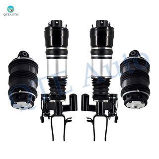 Set of 4 Front Air Airmatic Suspension Spring Strut-Rear Air Suspension Spring Bag For 2004-2006 Mercedes-Benz E500