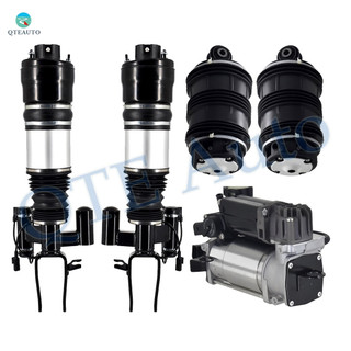 Full Set Front Air Airmatic Suspension Spring Strut-Air Suspension Compressor Pump-Rear Air Suspension Spring Bag For 2004-2006 Mercedes-Benz E500 ADS