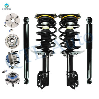 Set of 8 Quick Complete Strut-Coil Spring-Wheel Hub Bearing Assembly-Shock Absorber For 2002-2004 Chevrolet Venture
