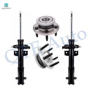 Set of 4 Front Suspension Strut-Wheel Hub Bearing Assembly For 2005-2010 Ford Mustang