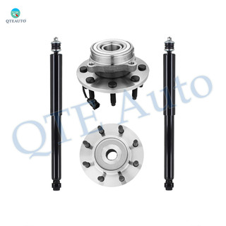 Set of 4 Front Shock Absorber-Wheel Hub Bearing Assembly For 2003-2005 Dodge RAM 3500