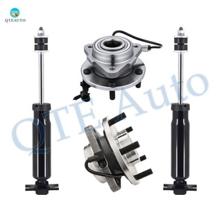 Set Front Shock Absorber-Wheel Hub Bearing Assembly For 1998-2004 GMC Jimmy RWD