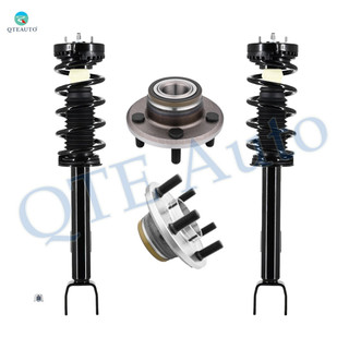 Set 4 Front Quick Complete Strut-Coil Spring-Wheel Hub Bearing Assembly For 2012-2014 Dodge Challenger V8 6.4L