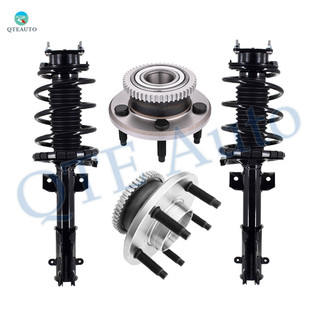 Set of 4 Front Quick Complete Strut-Coil Spring-Wheel Hub Bearing Assembly For 2011-2014 Ford Mustang