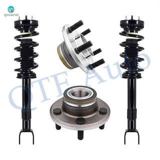 Set of 4 Front Quick Complete Strut-Coil Spring-Wheel Hub Bearing Assembly For 2011-2014 Chrysler 300