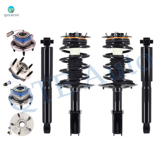 Set of 8 Quick Complete Strut-Coil Spring-Shock Absorber-Wheel Hub Bearing Assembly For 2002-2006 Buick Rendezvous AWD