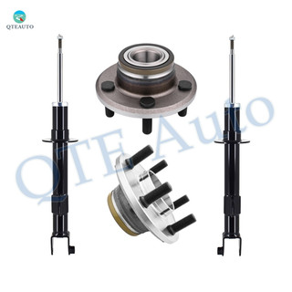 Set of 4 Front Suspension Strut-Wheel Hub Bearing Assembly For 2009 2010 Dodge Challenger RWD